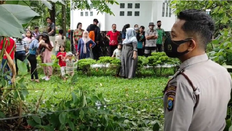 Geger Penemuan Mayat Bayi dalam Kantong Plastik di Lapangan Merdeka Pematangsiantar