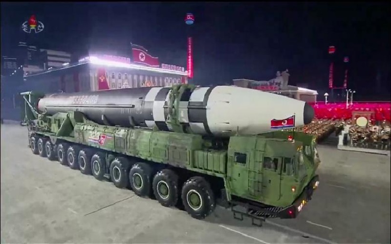 Korea Utara Pamerkan Rudal Balistik Raksasa, AS: Ini Ancaman Serius