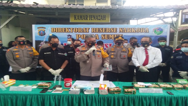 Penyelundupan 8,3 Kg Sabu di Medan Digagalkan Polisi, Satu Tersangka Tewas Ditembak