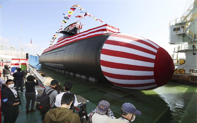 Jepang Luncurkan Kapal Selam Baru Antisipasi Ancaman China