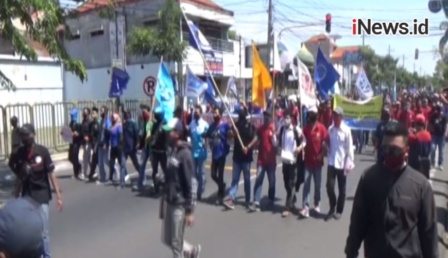 11 Demonstran Omnibus Law di Semarang Positif Covid-19