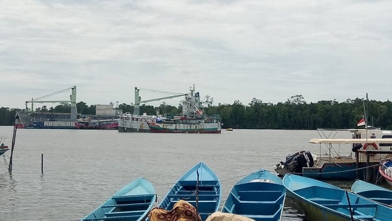 Dermaga Lama Pelabuhan Pomako Selesai Diperbaiki, tapi Belum Bisa Dipakai