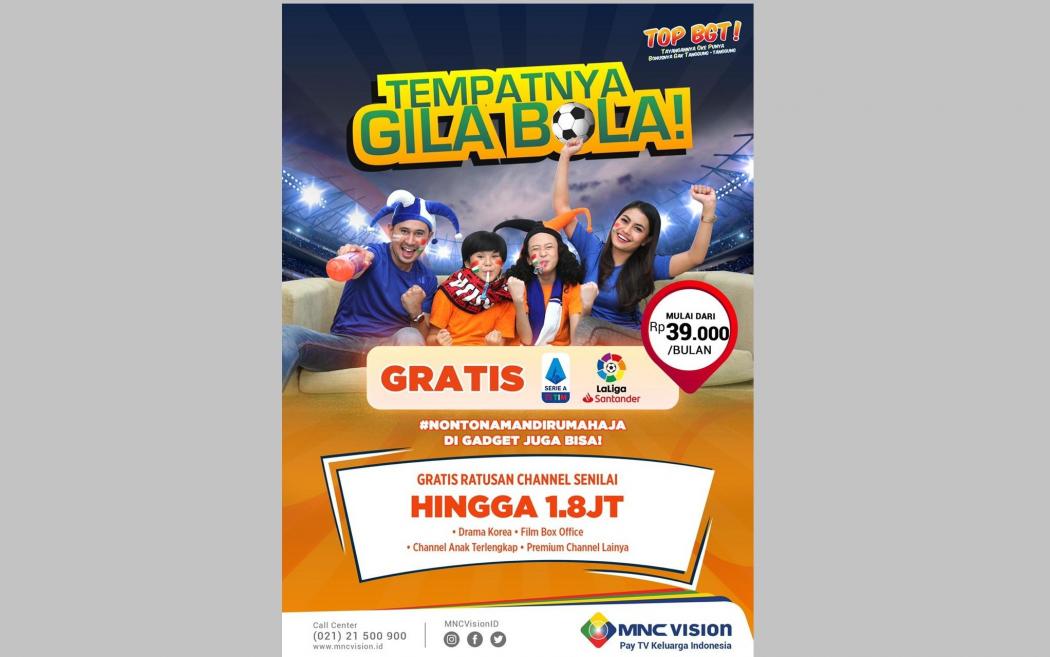 Disebut Pay TV Keluarga Indonesia, MNC Vision Canangkan Jadi 'Rumah' Drakor & Gila Bola