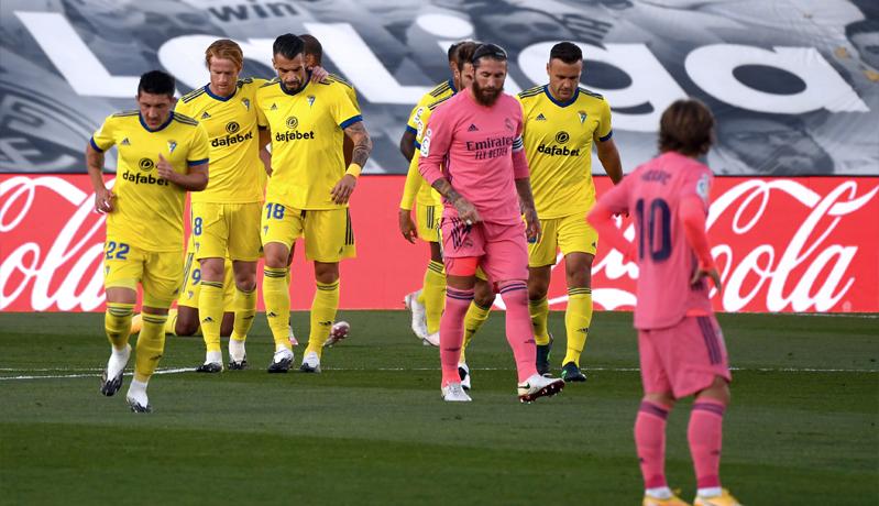 Kejutan! Real Madrid Kalah dari Tim Promosi Cadiz