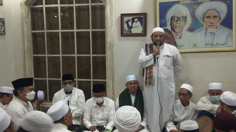 Hadiri Peringatan Maulid di Ampel, Machfud Didoakan Jadi Wali Kota Surabaya