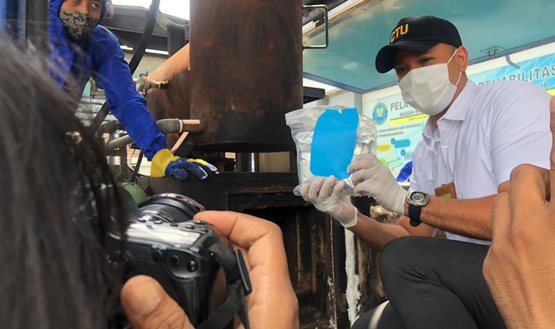 BNN Jatim Musnahkan 11,2 Kg Sabu Milik Komplotan Pengedar Jaringan Malaysia