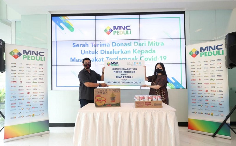 MNC Peduli Kembali Dipercaya Nestle Indonesia Salurkan Bantuan untuk Masyarakat Terdampak Covid-19