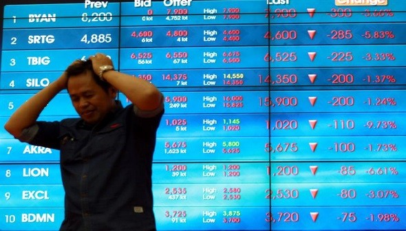 Ikuti Pelemahan Rupiah, IHSG Hari Ini Ditutup Turun 0,59 Persen  