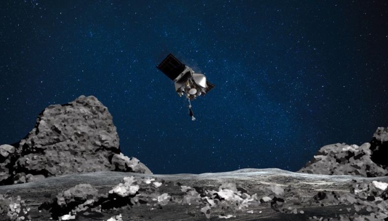 Akhirnya Pesawat Luar Angkasa NASA OSIRIS-REx Mendarat di Asteroid Bennu
