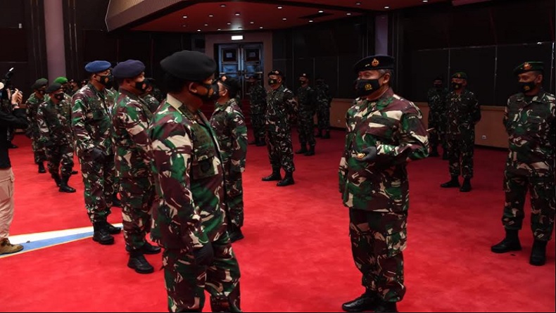 Panglima TNI Naikkan Pangkat 35 Perwira Tinggi