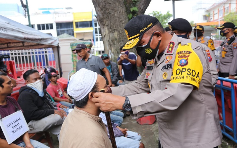 Operasi Yustisi di Sumut, Satgas Covid-19 Jaring 13.099 Orang