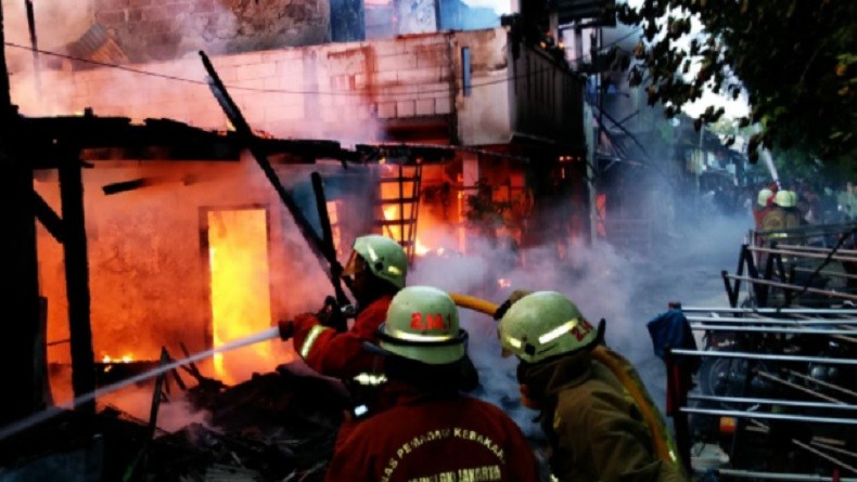 Kebakaran di Sunter Jakarta Utara, 1 Orang Tewas
