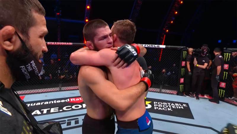 Pesan Khabib kepada Gaethje: Dekatlah dengan Orang Tua Kamu