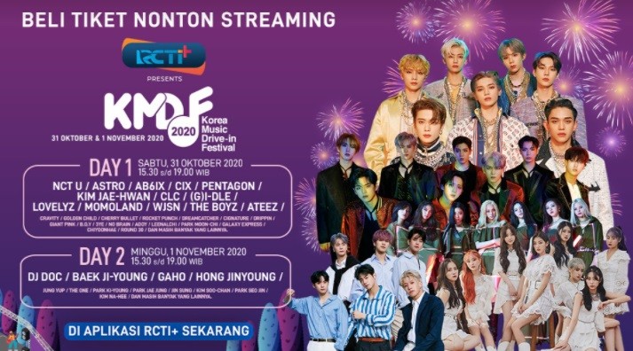  Indonesia Siarkan Korea Music Drive-In Festival 2020 melalui Aplikasi RCTI+