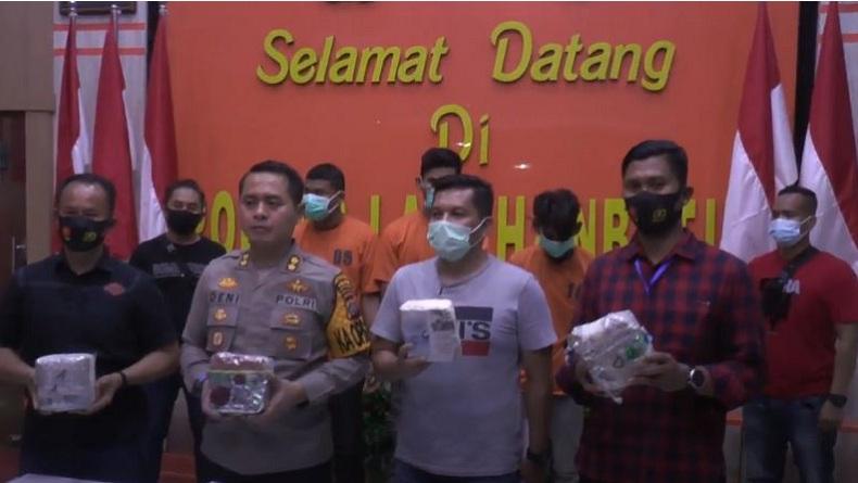 Penyelundupan Sabu 4 Kg dalam Loudspeaker di Rantauprapat, 4 Orang Ditangkap 