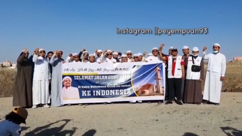 Beredar Ucapan Selamat Jalan Habieb Rizieq Pulang Ke Indonesia