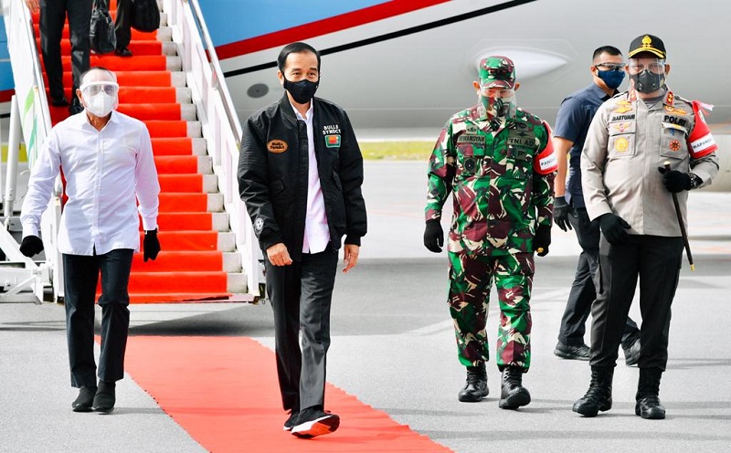 Kunjungi Sumut, Presiden Jokowi Tinjau Food Estate di Humbahas