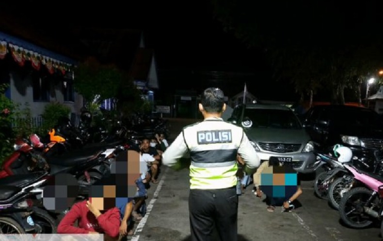 Balap Liar di Singkawang Bikin Resah, 18 Remaja Diamankan Polisi
