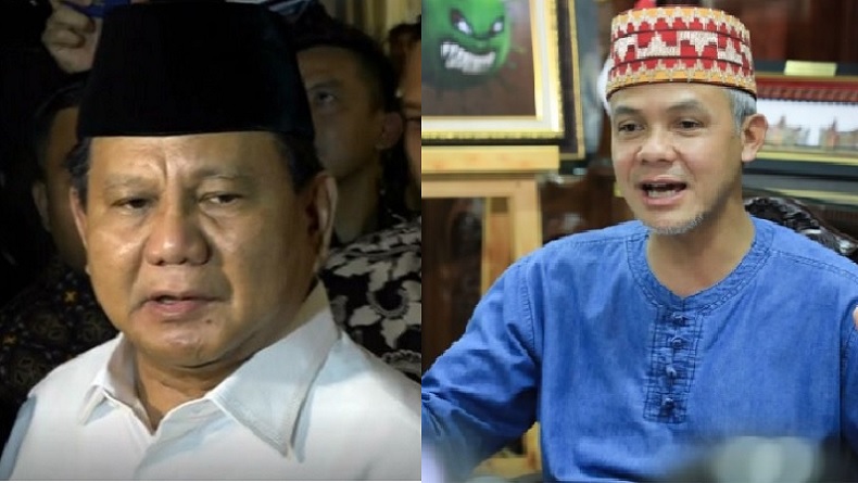  Hasil Survei Capres, Elektabilitas Ganjar dan Prabowo Bersaing Ketat
