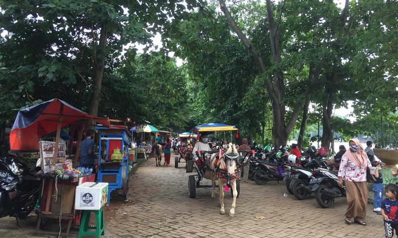 Libur Panjang, Setu Babakan Ramai Pengunjung