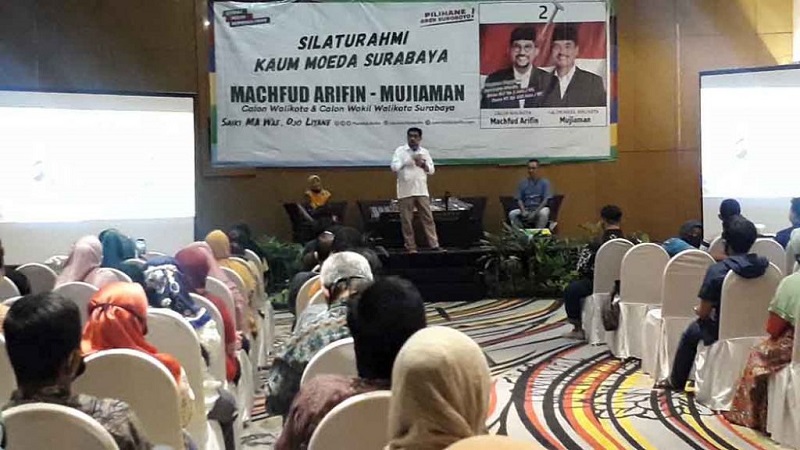 Deklarasi Dukungan, Pemuda Surabaya Akan Kawal Machfud sampai Menang 
