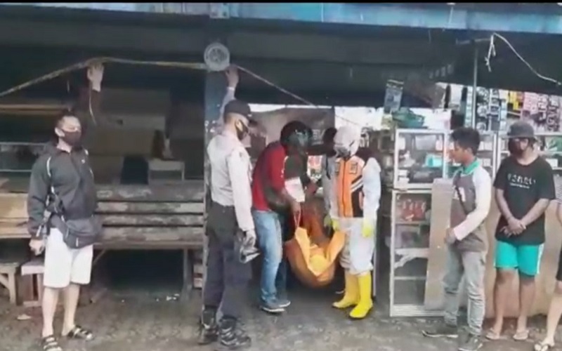 Penemuan Mayat Pria di Pasar Induk Cikurubuk Gemparkan Warga Tasikmalaya