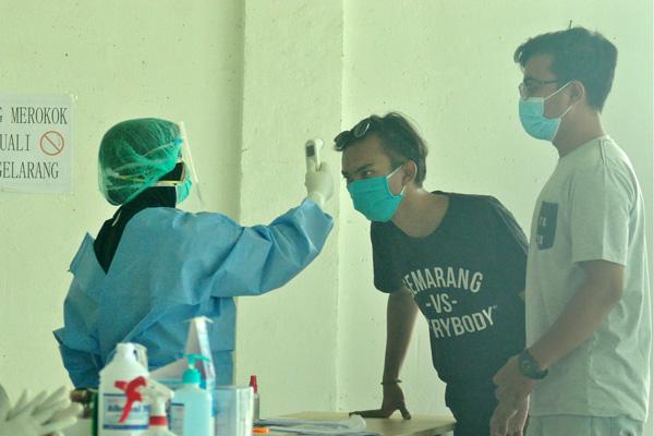 Hasil Random Tes Libur Panjang di Jateng, 4 Wisatawan Positif  Covid-19