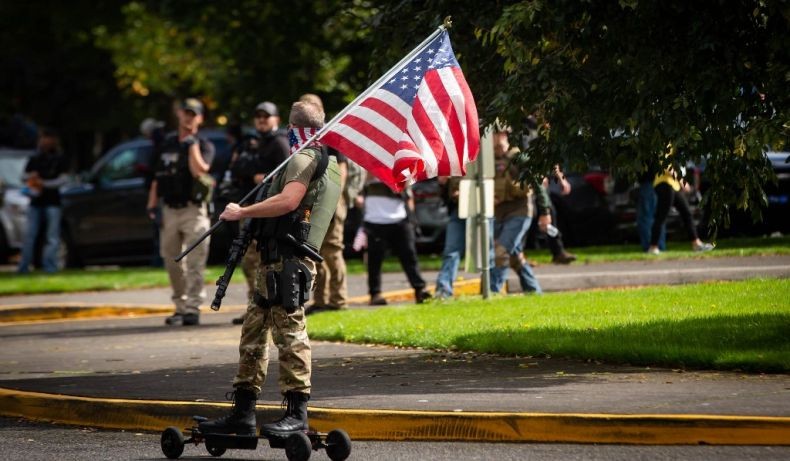 Pemilu Amerika, FBI Peringatkan Potensi Bentrokan Bersenjata di Portland