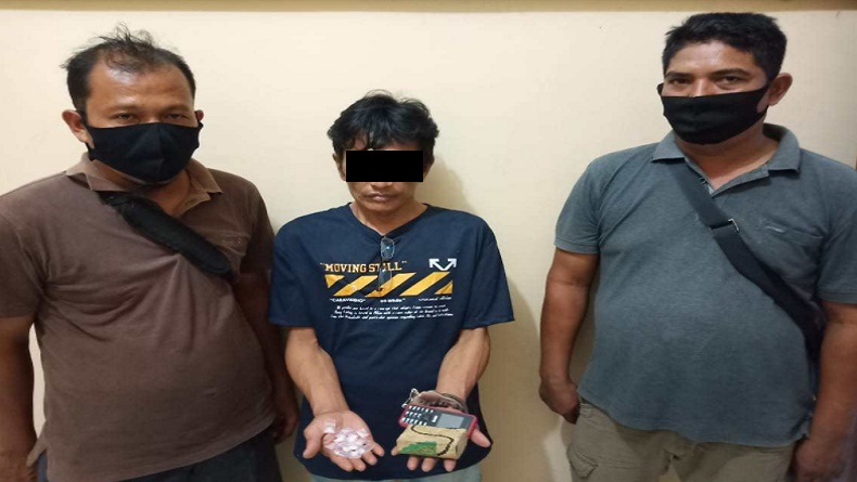 Kantongi Sabu saat Minum Tuak, Laki-Laki Paruh Baya di Serdangbedagai Ditangkap