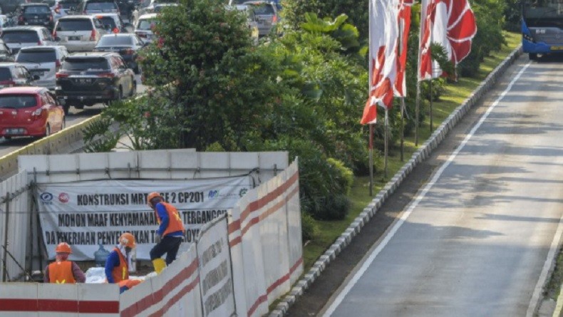 Proyek MRT Bundaran HI-Kota Digeber, Simak Rekayasa Lalu Lintas Biar Gak Terjebak Macet 