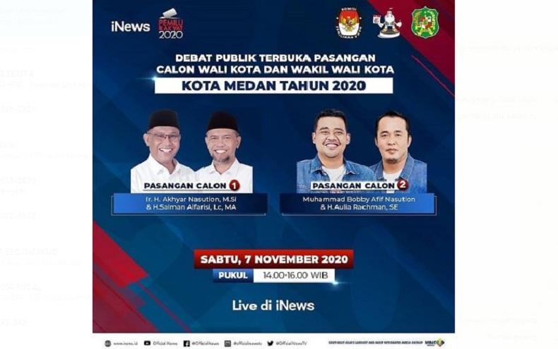 Daftar Lengkap 5 Panelis Penyusun Pertanyaan Debat Publik Pilkada Medan 2020