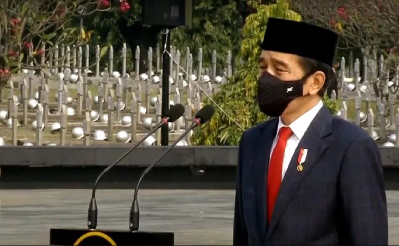 Hari Pahlawan, Jokowi Pimpin Upacara Ziarah di TMP Kalibata
