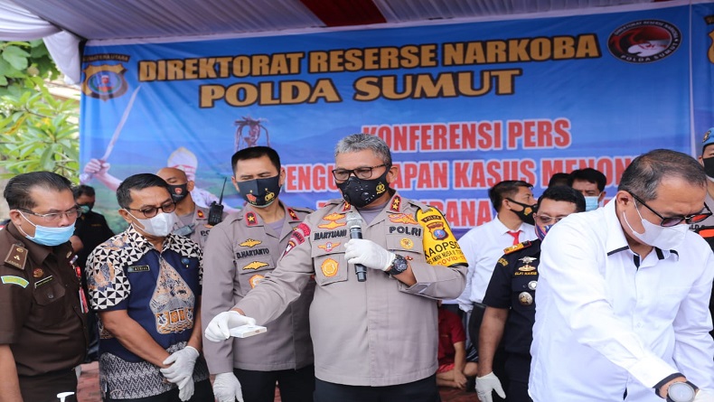 Sumut Jadi Pasar Peredaran Narkoba, Ini Pesan Kapolda Irjen Pol Martuani Sormin