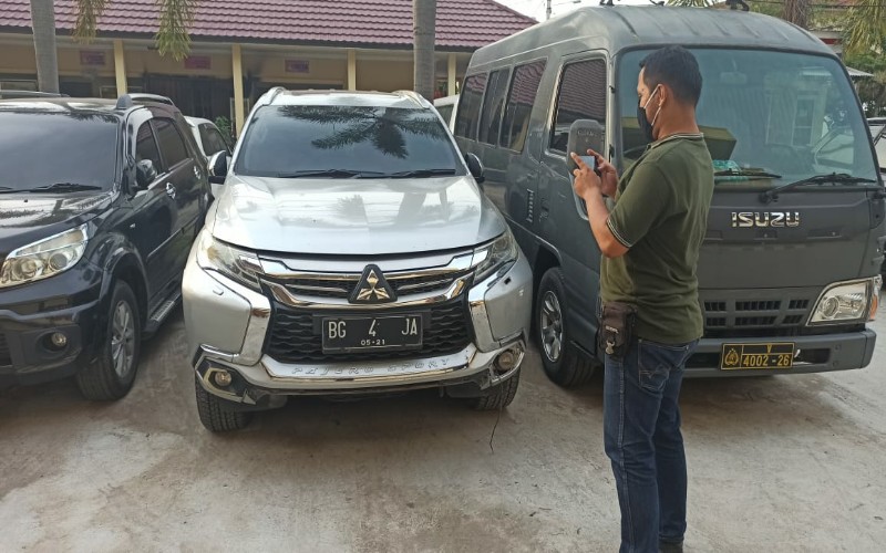 Sergap Pajero Sport, Polda Sumsel Dapat Lima TO Narkoba