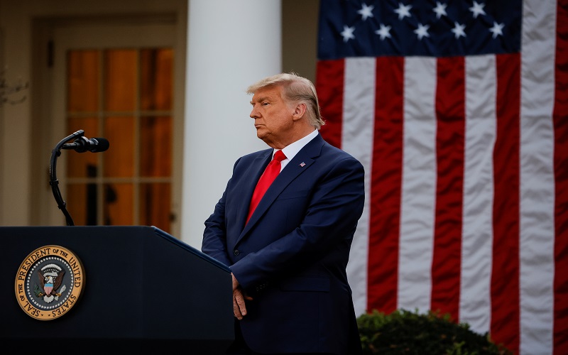 Muncul ke Publik untuk Pertama Kali Pascakalah Pilpres AS, Trump Akui Kemenangan Biden?