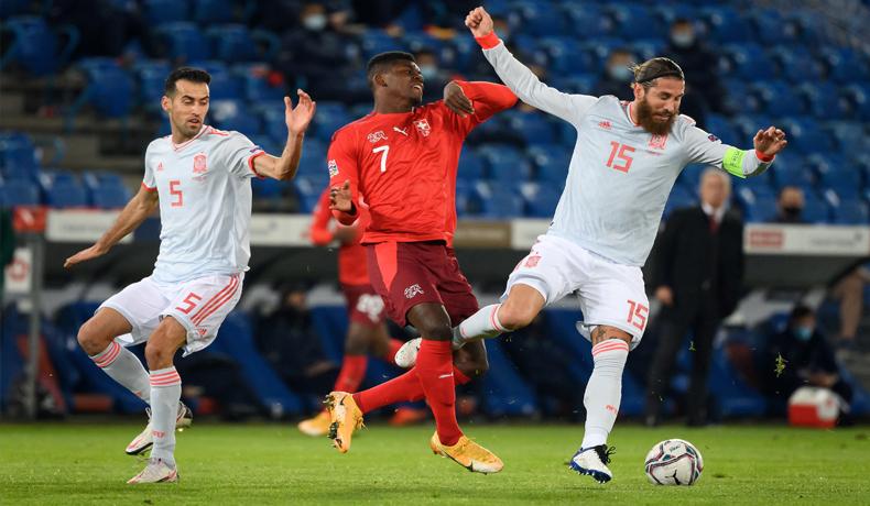 Sergio Ramos 2 Kali Gagal Penalti, Spanyol Susah Payah Imbangi Swiss