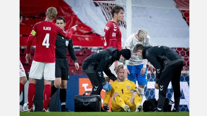 Kasper Schmeichel Pingsan saat Bela Timnas Denmark, Terancam Absen Kontra Liverpool