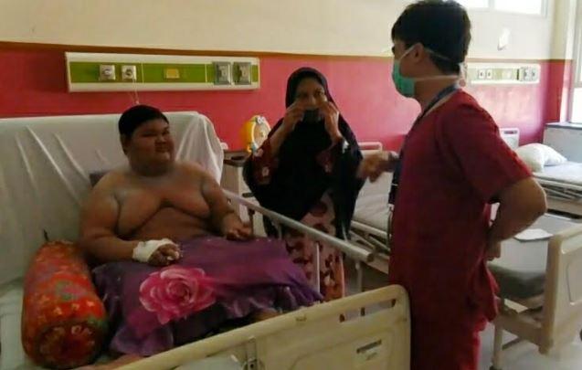 Makan Mi Goreng Plus Nasi 5 Kali Sehari, Bocah asal Tanah Laut Berbobot 115 Kg