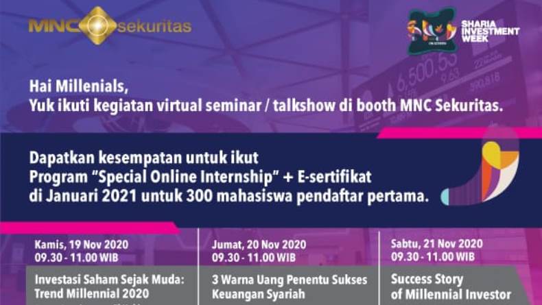 Seru! Ikuti Seminar Online MNC Sekuritas, Raih Berkah Investasi Syariah & Berhadiah Puluhan Juta Rupiah
