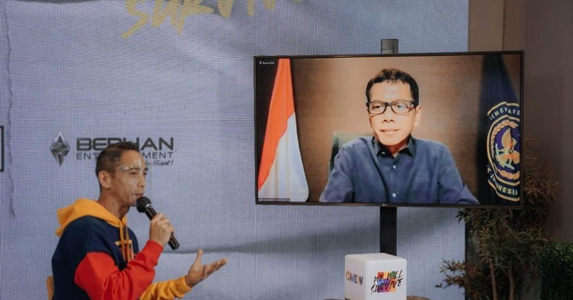 Wishnutama Ajak Pelaku Wisata dan Pertunjukan Musik Bangkitkan Sektor Parekraf