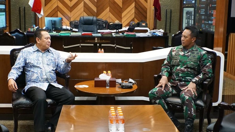 Bamsoet Datangi Jenderal Andika Perkasa di Markas Besar TNI AD, Ada Apa?