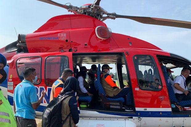  Naik Helikopter, Kepala BNPB Pantau Gunung Merapi Serta Tinjau Pengungsian 