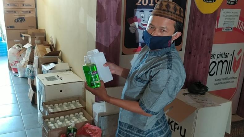 Pilkada di Tengah Pandemi, KPU Bangka Selatan Rapid Test Petugas
