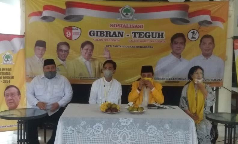 Dukung Gibran di Pilwalkot Solo, Partai Golkar Targetkan Sumbang 27.000 Suara 