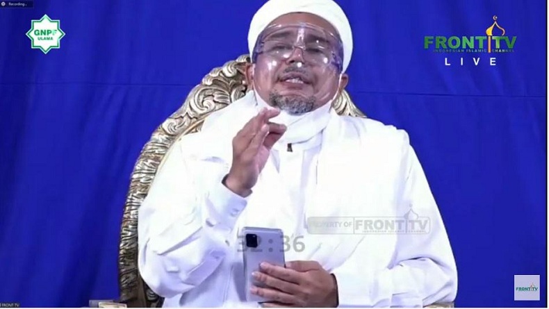Habib Rizieq Minta Polisi Tak Kerahkan Pasukan Berlebihan