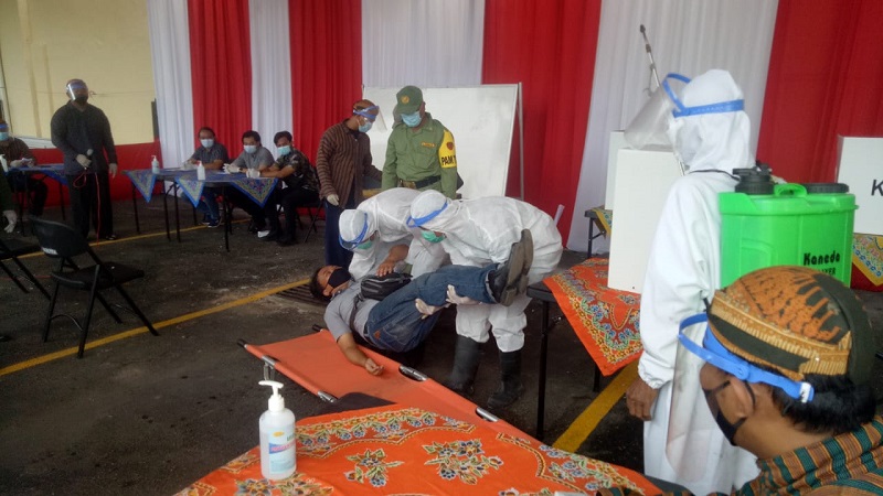 12 TPS Rawan Konflik, Polres Mojokerto Lakukan Pengamanan Khusus 