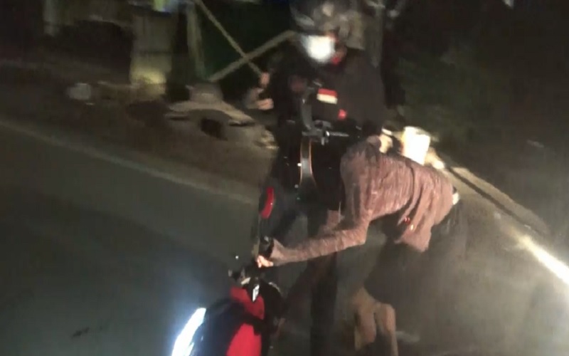 Dikejar Polisi, 2 Pelaku Balap Liar di Makassar Bertabrakan saat Akan Kabur