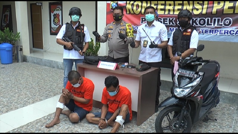 Polsek Sukolilo Surabaya Tembak 2 Pencuri Motor Berjimat asal Madura 
