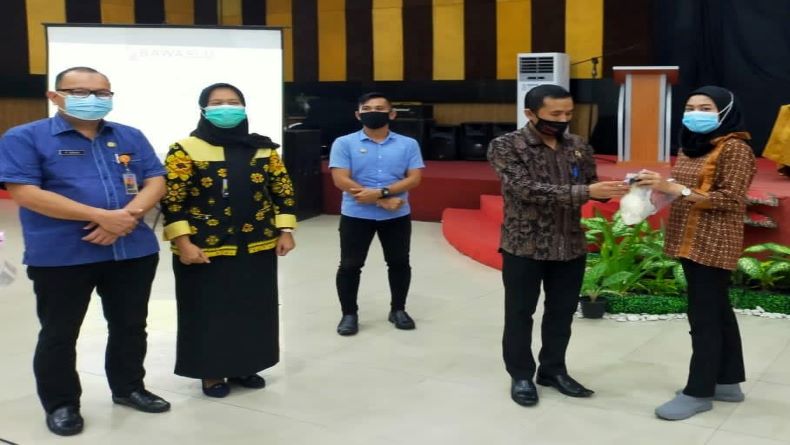 Bawaslu Bangka Tengah Gelar Simulasi Pengawasan TPS