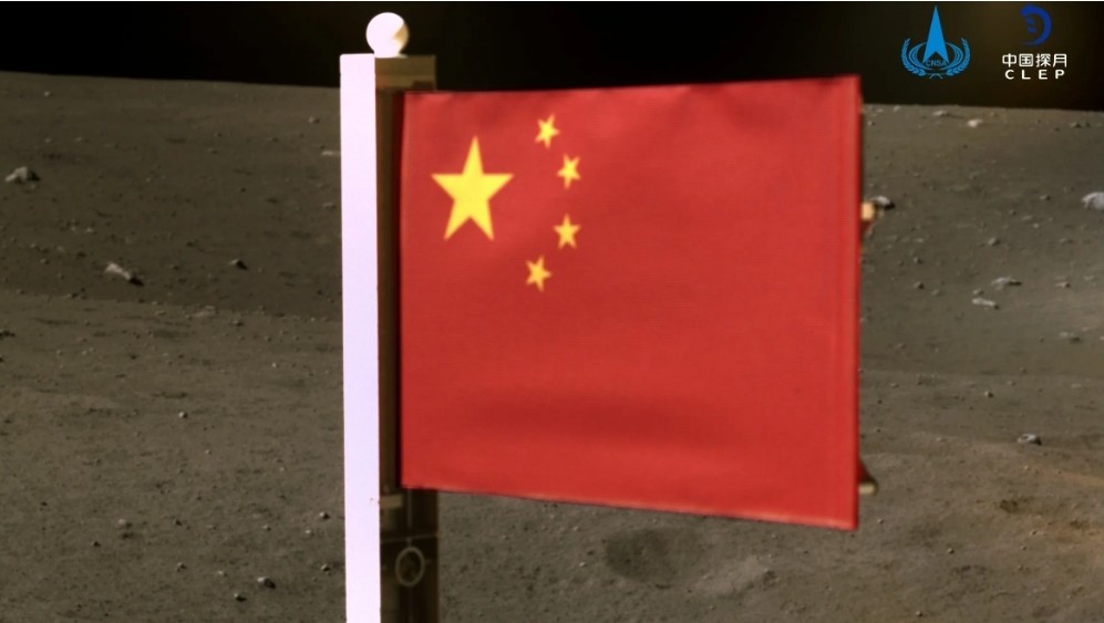 Susul Amerika, Bendera China Berkibar di Bulan